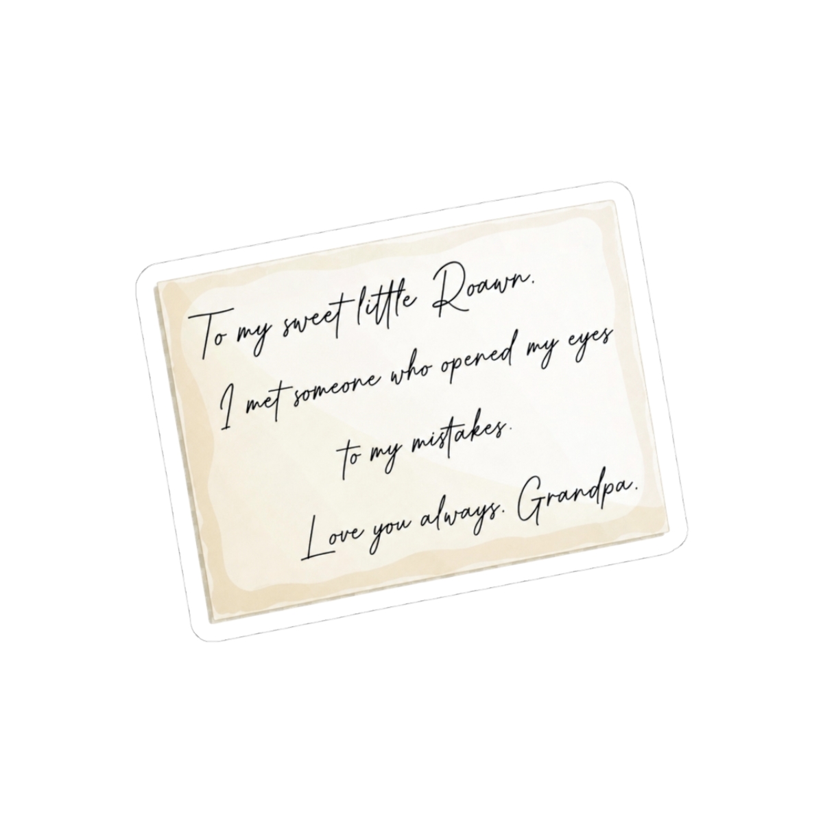 The Fine Print - Letter | Lauren Asher