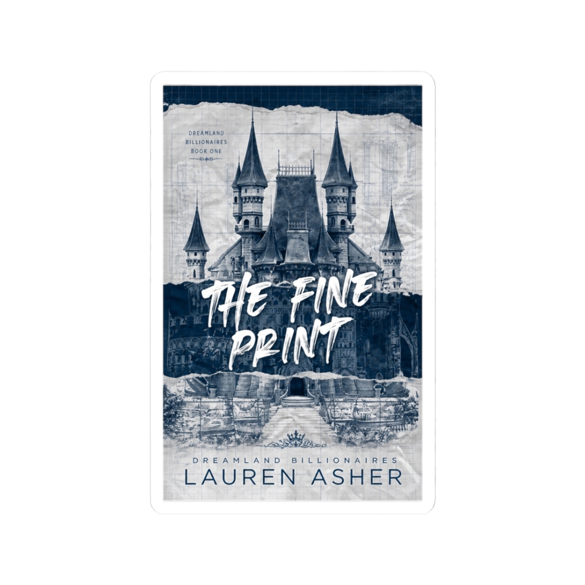 The Fine Print Book Cover Lauren Asher