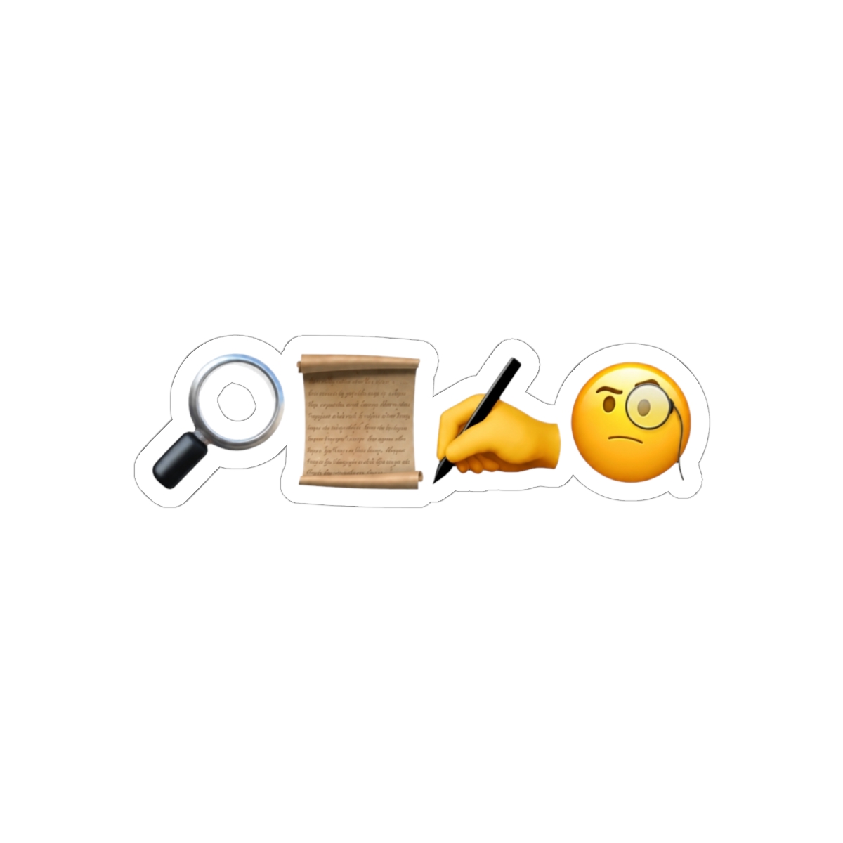 The Fine Print in Apple Emojis / Imessage Bubble Text Lauren Asher Bookish Aesthetic
